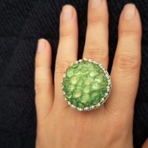 Bague vert pomme (vendue)