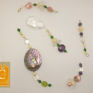 Suspension GM avec coquillage en nacre